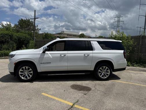 Summit White 2023 Chevrolet Suburban Premier