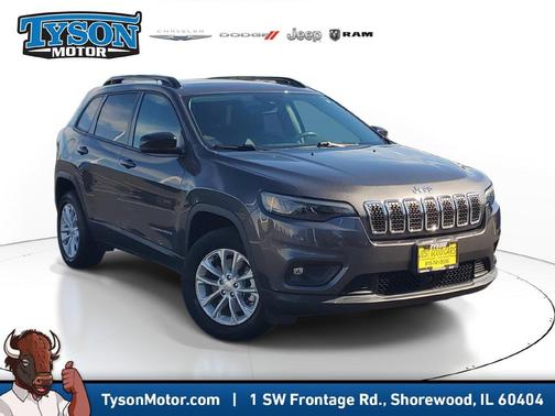 Crystal Metallic 2022 Jeep Cherokee Latitude Lux