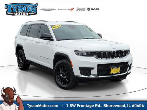 Bright White Clearcoat 2023 Jeep Grand Cherokee L Laredo