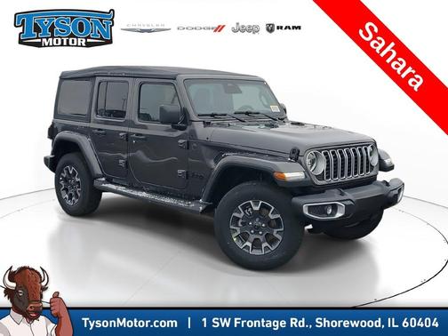 Gray 2026 Jeep Wrangler Sahara