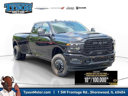 Black 2026 RAM 3500 Laramie