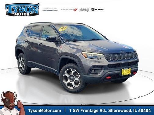 Crystal Metallic 2022 Jeep Compass Trailhawk