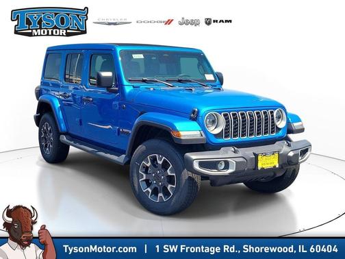 Blue 2026 Jeep Wrangler Sahara