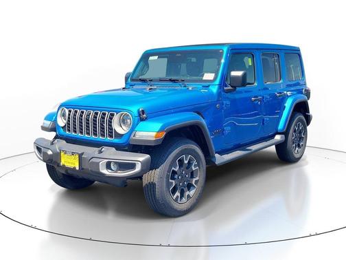 Blue 2026 Jeep Wrangler Sahara