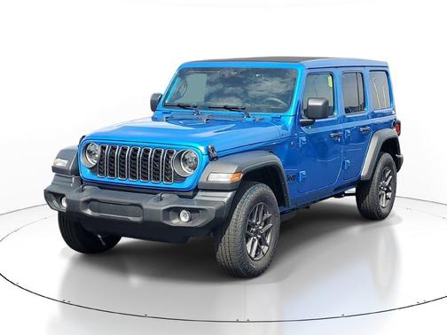 Blue 2026 Jeep Wrangler Sport