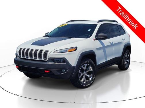 Bright White Clearcoat 2017 Jeep Cherokee Trailhawk