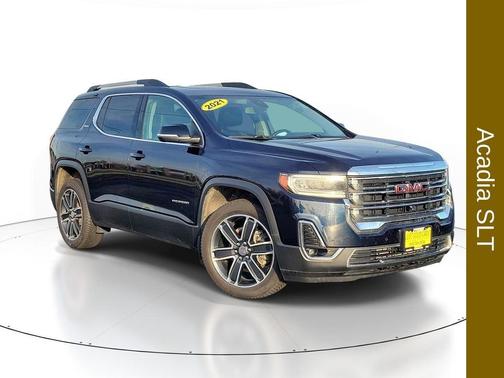 Midnight Blue Metallic 2021 GMC Acadia SLT