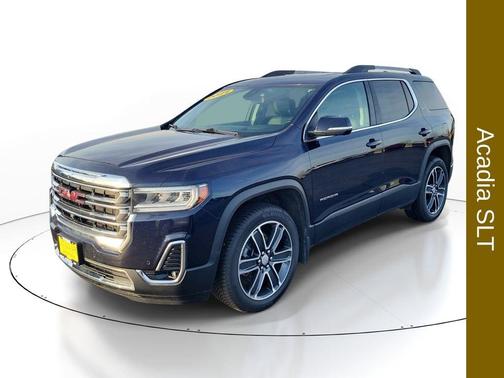 Midnight Blue Metallic 2021 GMC Acadia SLT