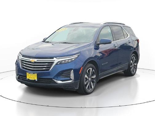 Blue 2022 Chevrolet Equinox Premier