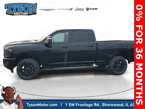 Black 2026 RAM 2500 Laramie