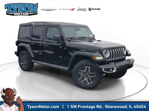 Black 2026 Jeep Wrangler Sahara