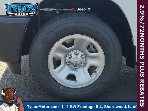 White 2026 RAM 1500 Tradesman