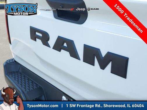 White 2026 RAM 1500 Tradesman