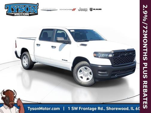 White 2026 RAM 1500 Tradesman