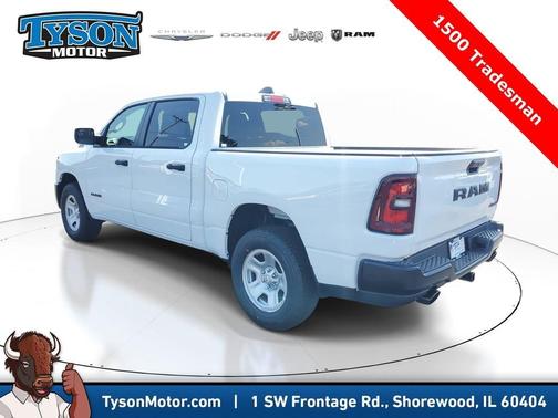 White 2026 RAM 1500 Tradesman
