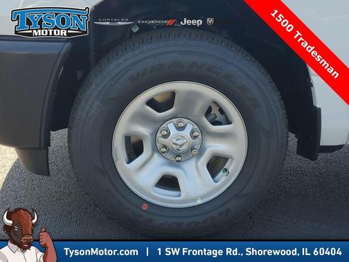 White 2026 RAM 1500 Tradesman