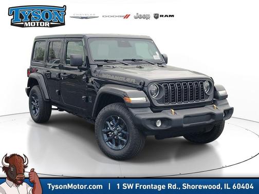 Black 2026 Jeep Wrangler Sport