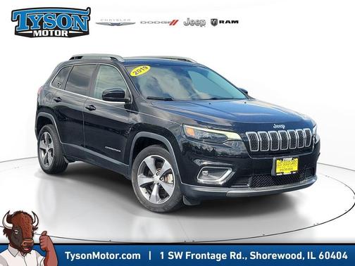 Diamond Black 2019 Jeep Cherokee Limited