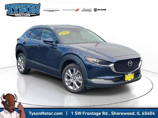 Deep Crystal Blue Mica 2021 Mazda CX-30 Premium Package