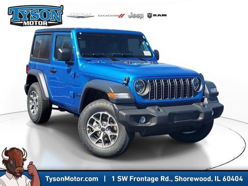 Blue 2026 Jeep Wrangler Sport