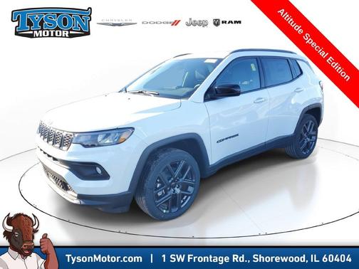 White 2026 Jeep Compass Latitude