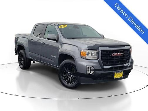 Steel Metallic 2021 GMC Canyon Elevation