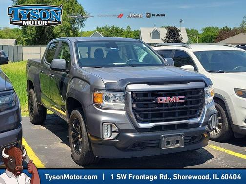 Steel Metallic 2021 GMC Canyon Elevation