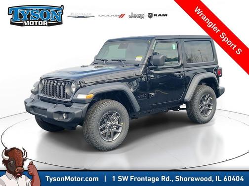 Black 2026 Jeep Wrangler Sport