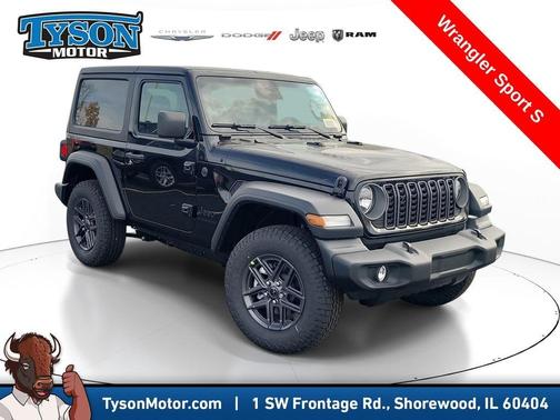 Black 2026 Jeep Wrangler Sport