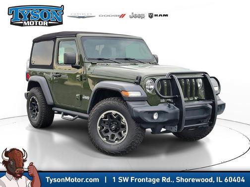 Green Clearcoat 2020 Jeep Wrangler Sport