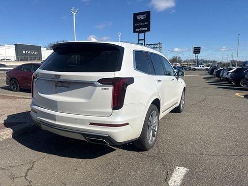 Crystal White Tri-Coat 2023 Cadillac XT6 Premium Luxury AWD