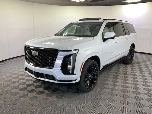 Vibrant White 2026 Cadillac Escalade ESV Platinum Sport