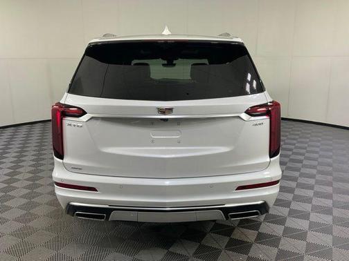 Crystal White Tri-Coat 2025 Cadillac XT6 Premium Luxury AWD