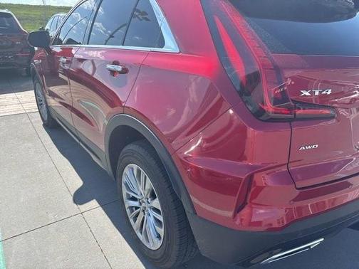 Radiant Red 2024 Cadillac XT4 Premium Luxury