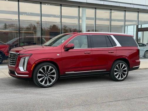 Radiant Red 2025 Cadillac Escalade Premium Luxury Platinum