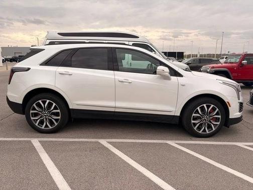 Crystal White Tri-Coat 2023 Cadillac XT5 Sport