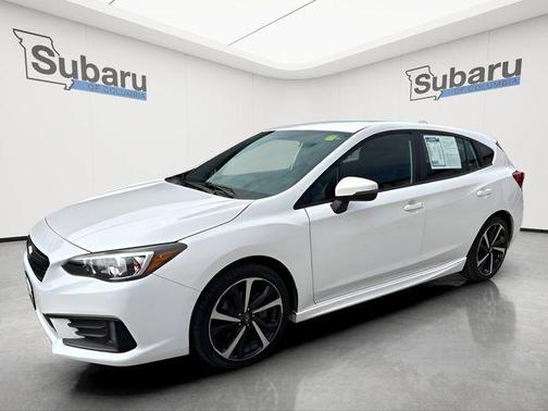 Crystal White Pearl 2020 Subaru Impreza Sport 5-Door