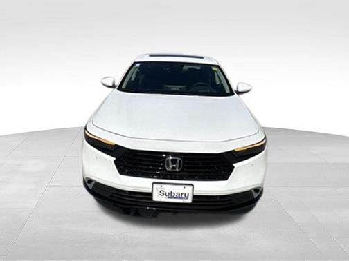 Platinum White Pearl 2025 Honda Accord Hybrid Touring