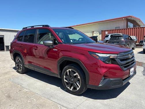 Crimson Red 2026 Subaru Forester Hybrid Premium