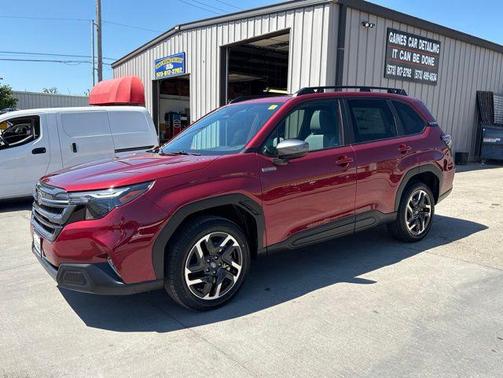 Crimson Red 2026 Subaru Forester Hybrid Premium