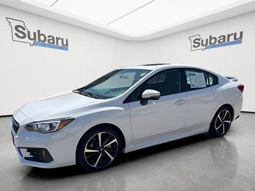 Crystal White Pearl 2022 Subaru Impreza Sport