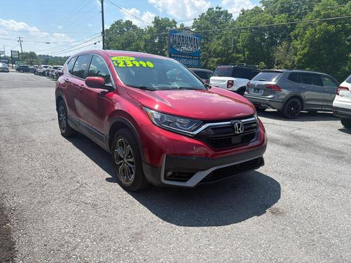 RED 2022 Honda CR-V EXL
