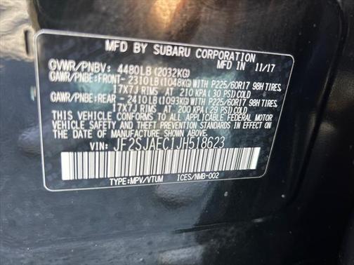 2018 Subaru Forester 2.5i Premium