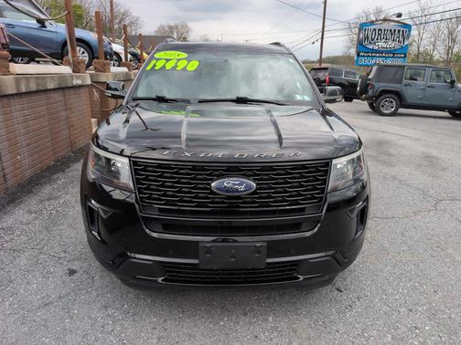 Shadow Black 2018 Ford Explorer Sport