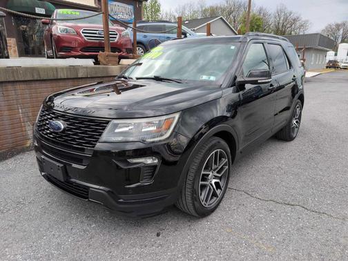 Shadow Black 2018 Ford Explorer Sport