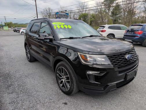 Shadow Black 2018 Ford Explorer Sport