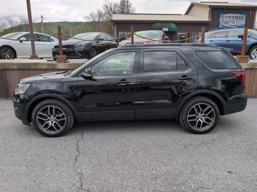 Shadow Black 2018 Ford Explorer Sport
