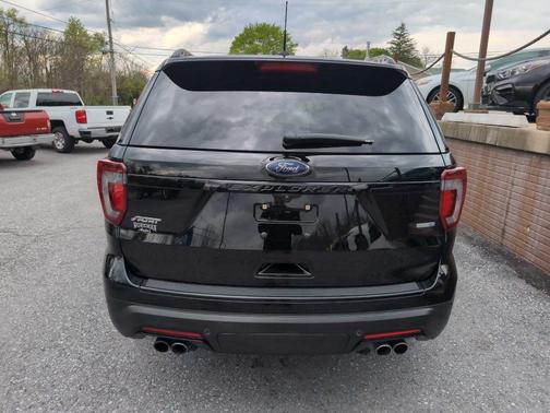 Shadow Black 2018 Ford Explorer Sport