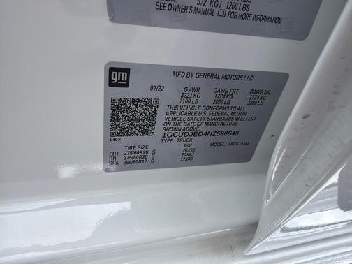 2022 Chevrolet Silverado 1500 High Country