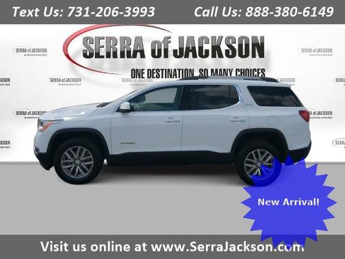 Summit White 2018 GMC Acadia SLE-2
